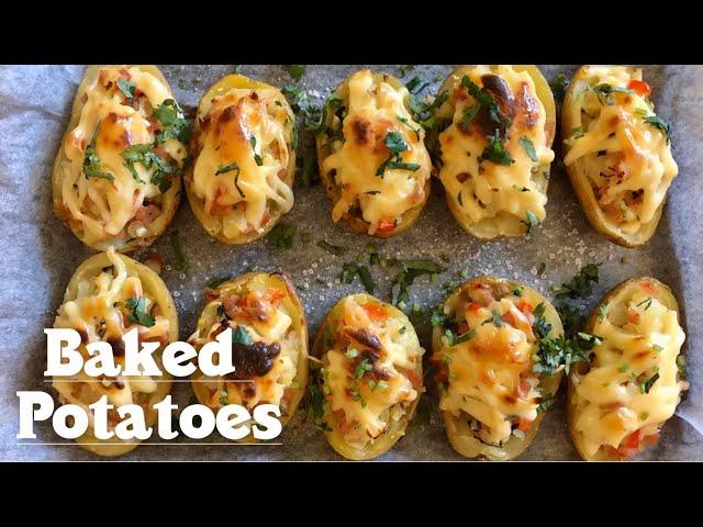 Baked Potato Recipe  | How to Make Cheesy Baked Potatoes