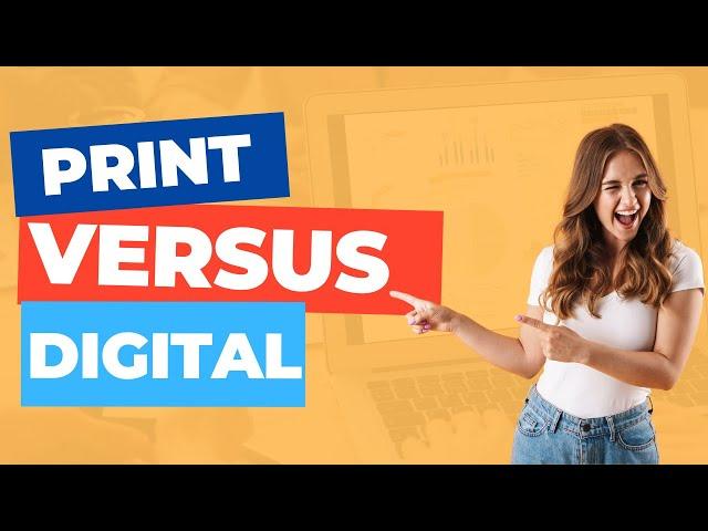 CRASH COURSE I Print vs Digital Media