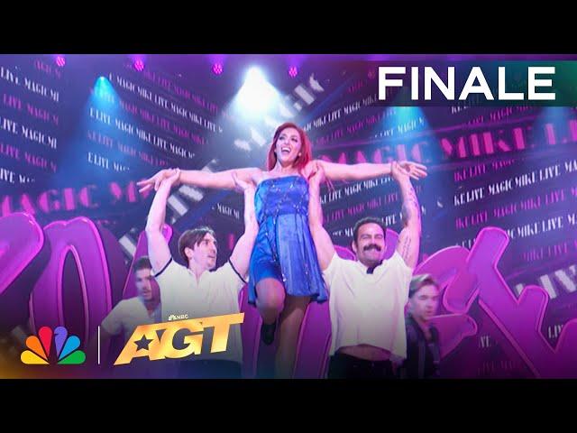 Solange Kardinaly Performs Quick Change With Magic Mike Live | Finale | AGT 2024