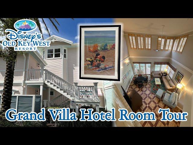 Grand Villa Hotel Room Tour - Disney’s Old Key West Resort