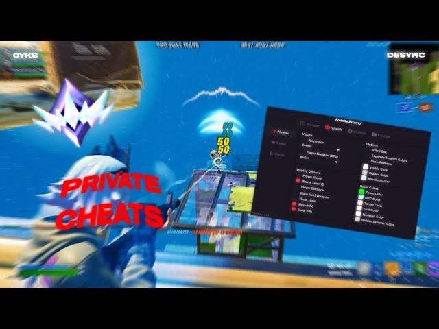 CHEATING With The Best Fortnite CHEAT in Ranked  [ BEST SOFTAIM ] | ft. Desync