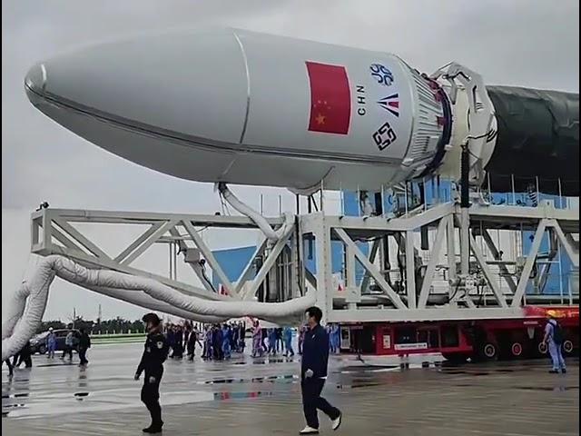 The Long March 12 was horizontally transferred to Hainan Commercial Launch Site today.