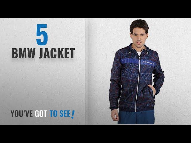 Top 10 Bmw Jacket [2018]: Puma BMW MSP Motorsport Men's Sports Lightweight Hooded Track Jacket