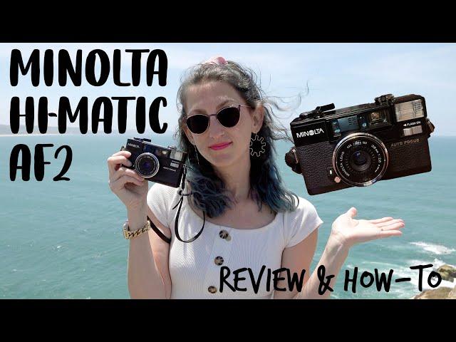 Minolta HiMatic AF2 Review & How-to with Sample Photos in Nazaré, Portugal!