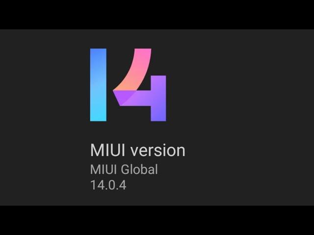 Xiaomi 11T |  How to install the MIUI 14.0.4.0 update MANUALLY