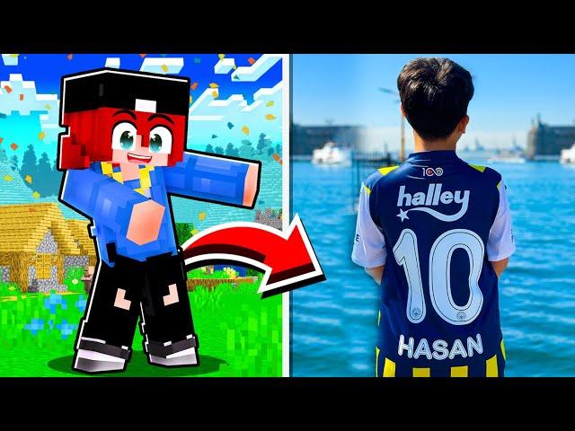 HASANA FENERBAHÇE FORMASI ALDIM !! Minecraft Yapı Kapışması - Minecraft