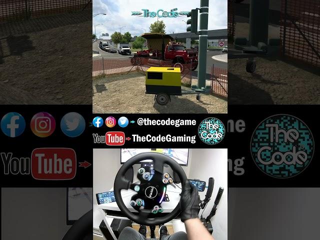 Huge Dump Truck Trailer! #trucksim #thecodegaming #shorts