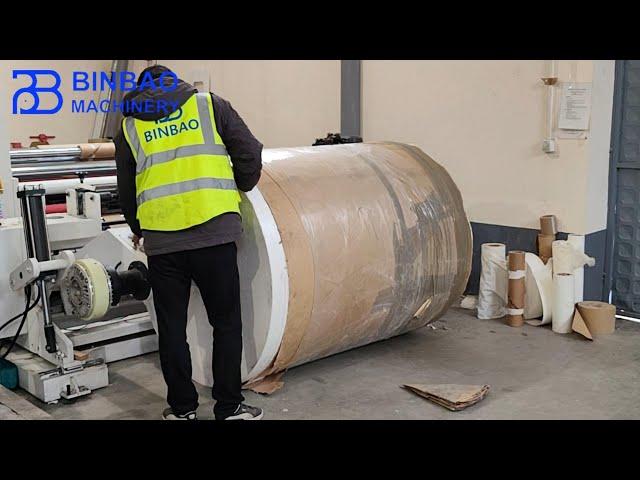 How to Load & Run Jumbo Paper Rolls on the SLB Slitting Rewinding Machine