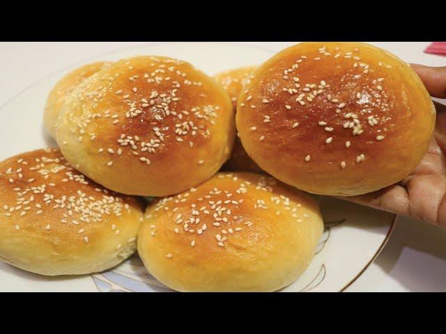 নরম তুলতুলে বন রুটি তৈরির রেসিপি | বারগার বান তৈরীর সহজ রেসিপি | Bun| Burger Bun | Breakfast