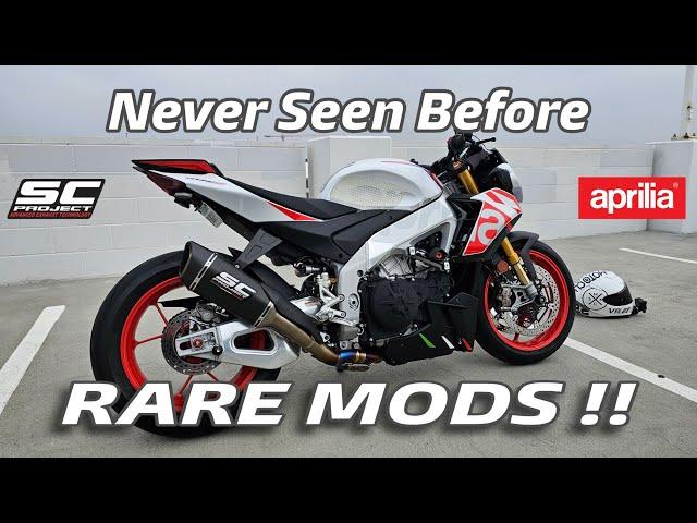 Aprilia Tuono RARE Mods! Exhaust +