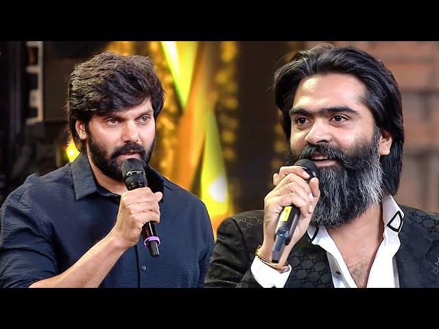 Simbu's heart-touching speech will stand as an inspiration to his fans | Arya's ultimate speech