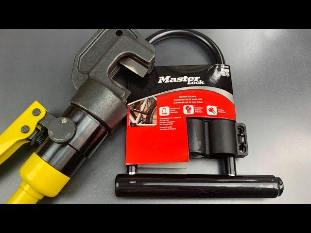 [769] Hydraulic Cutter vs. Master Lock Bicycle U-Lock (Model 8170D)