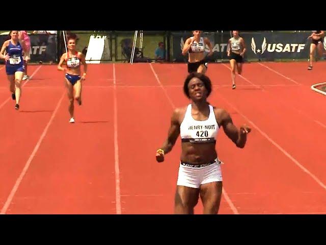 World Record Masters W45 400M Dash Angee Henry-Nott 2021 USATF Masters Outdoor Championships