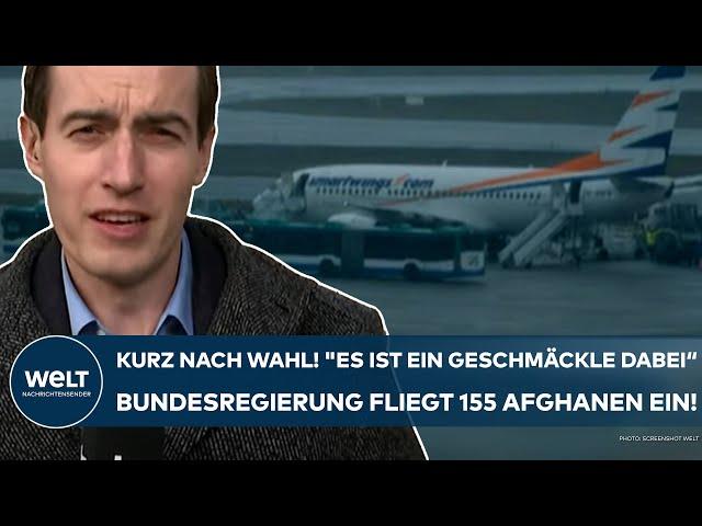 BERLIN: Kurz nach der Wahl! "Es ist ein Geschmäckle dabei!" Bundesregierung fliegt 155 Afghanen ein!