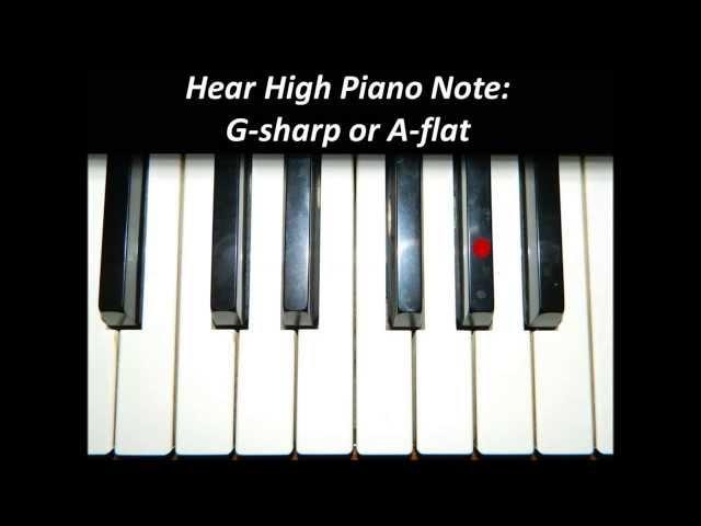 Hear Piano Note - High G Sharp or A Flat