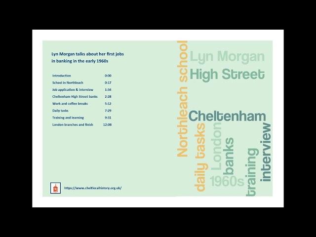Cheltenham Oral History - Lyn Morgan