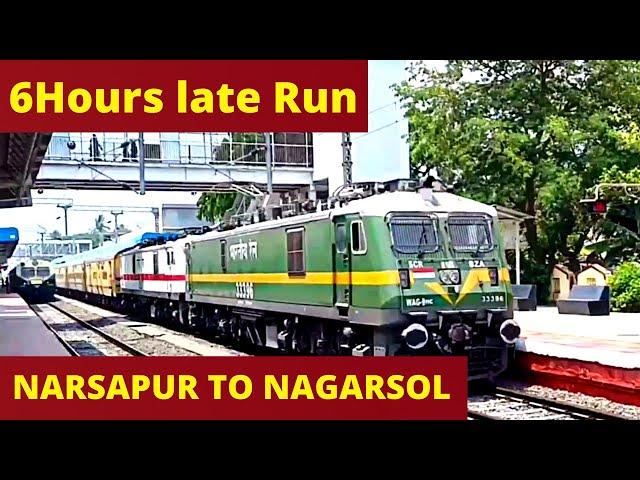 Late run Nagarsol to Narsapur Express 17232