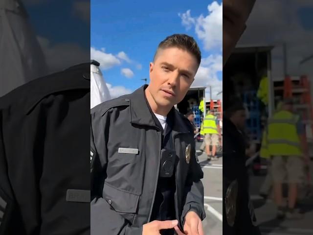 The Rookie S6 BTS - We're actors, of course we're... #therookie