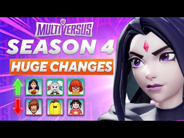 MultiVersus SEASON 4 OFFICIAL Patch Notes REACTION! (Buffs/Nerfs)