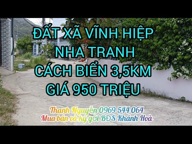 ĐẤT VĨNH HIỆP NHA TRANG. GIÁ 950TRIỆU