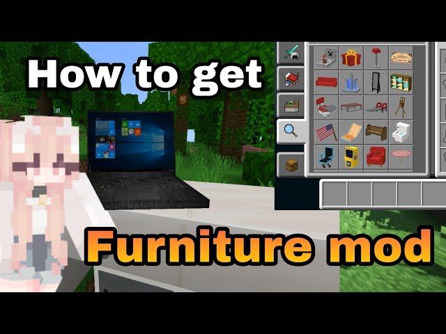 How to download furniture mod in Minecraft!||Addons/Mods