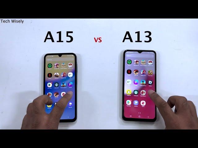 SAMSUNG A15 vs A13 - Speed Test