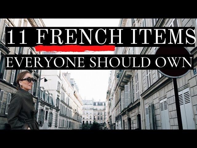 10 FRENCH ITEMS EVERYONE SHOULD OWN | HOUSE OF VALENTINA