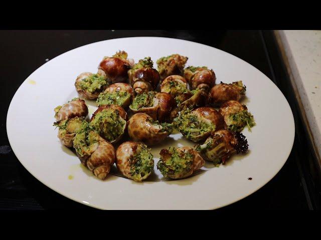 French Cuisine - Escargot with Garlic Butter