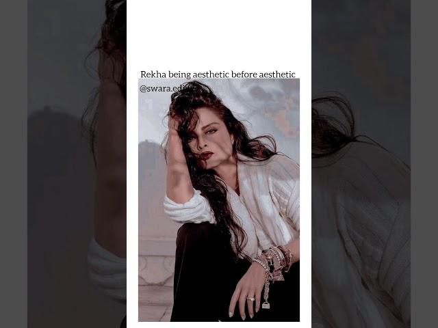 rekha being aesthetic️ #bollywood #90s #rekha #Hai rama #youtube shorts
