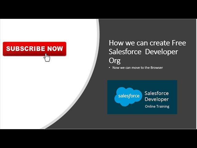 How to create Free Salesforce Development Org | Salesforce Free Training | Session 1| #salesforce