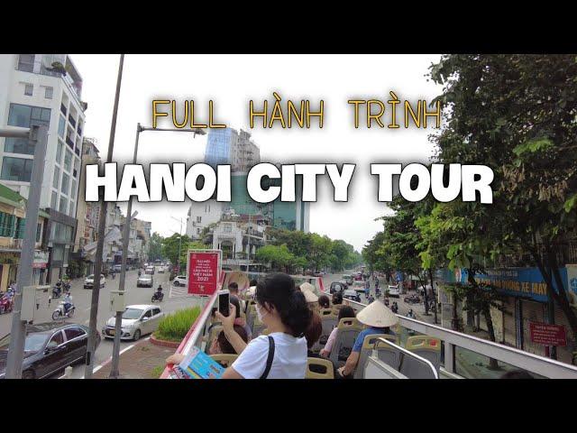 HANOI TOURISM - Full journey "Interesting" Hanoi City Tour on Hop-On Hop-Off Double Deck Bus