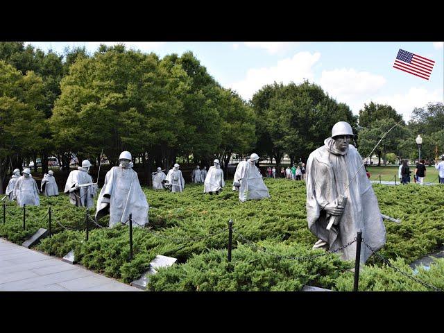 KOREAN WAR VETERANS MEMORIAL: WASHINGTON, D.C. (4K)