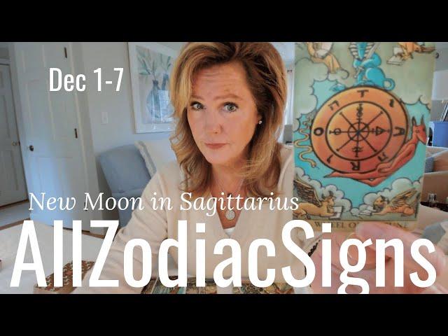 *LIVE* Tarot - ALL ZODIAC SIGNS-NEW MOON in Sagittarius - Dec 1-7