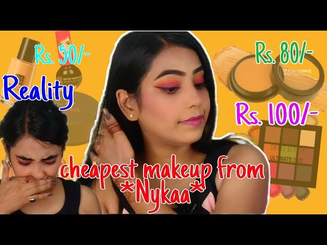 Trying *Cheapest*  Makeup From NykaaAkanksha soni