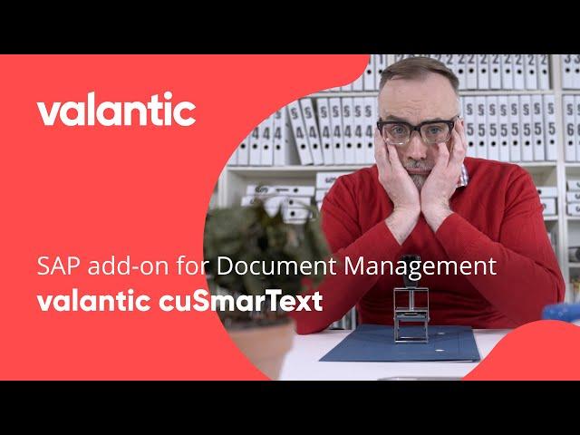SAP Add-on for Document Management: valantic cuSmarText