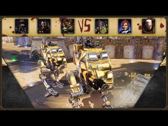 WH40k: Dawn of War 2 - 3v3 | Panda + BeholdenBaton + SchmusCriminal [vs] leonus + Redgaarden + Todd