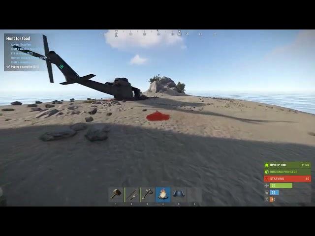 RUST Tutorial Island: Hunting & Cooking