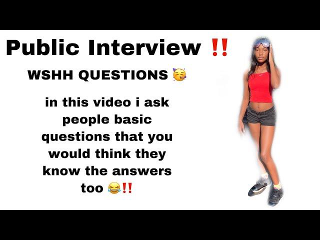 WSHH QUESTIONS: Public Interview | Kaysha Barrett