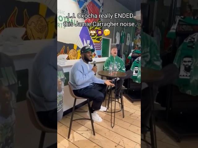 J.J. Okocha effectively silenced Jamie Carragher's criticism. #beautygame  #footballtiktok ‍️