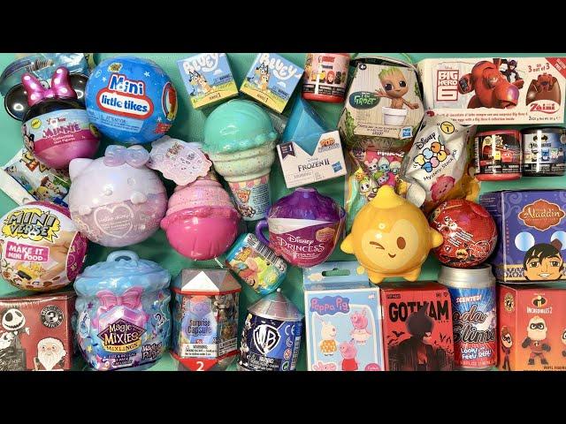 33 Surprise Eggs | Mystery Toys Surprise | blind boxes Unboxing ASMR No Talking