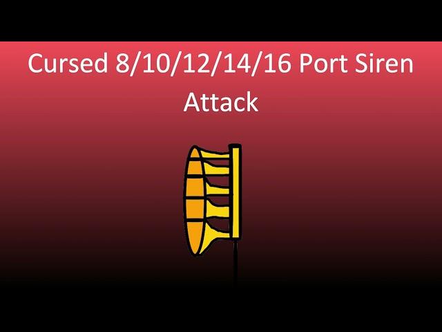(CURSED SIREN) 8/10/12/14/16 Port Siren | Attack, Fire