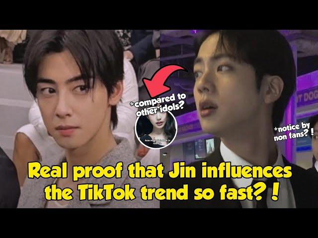 Jin also influences the TikTok trend, the level of non-fans' love for Jin even higher?!