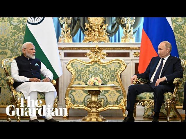 Modi tells Putin that the 'heart bleeds' when innocent children are killed