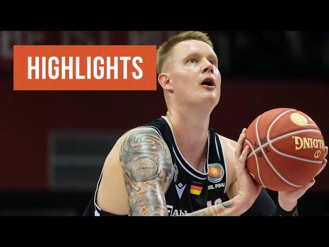 Highlights: JobStairs GIESSEN 46ers - HAKRO Merlins Crailsheim (BBL-Pokal, Saison 2023/24)