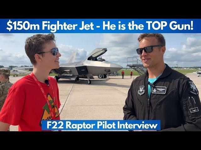 Meet the Most FEARED F22 Raptor Fighter Jet Pilot. Razz Larsen