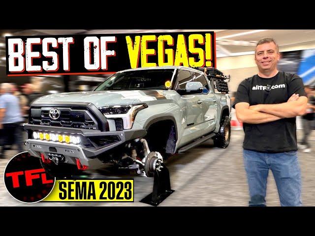 BEST of Vegas! The Coolest And Craziest Trucks From SEMA 2023!