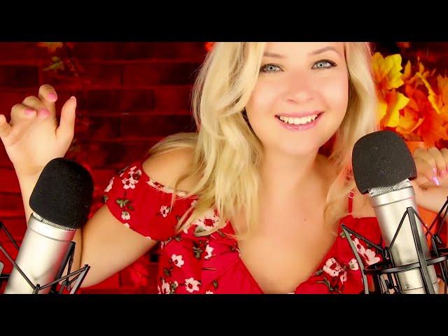 ASMR Autumn delights  close up whispering  from ear to ear