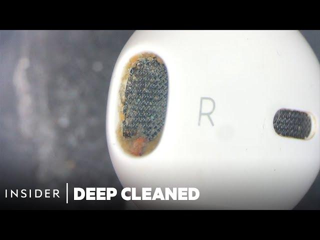 How AirPods Are Deep Cleaned | Deep Cleaned | Insider