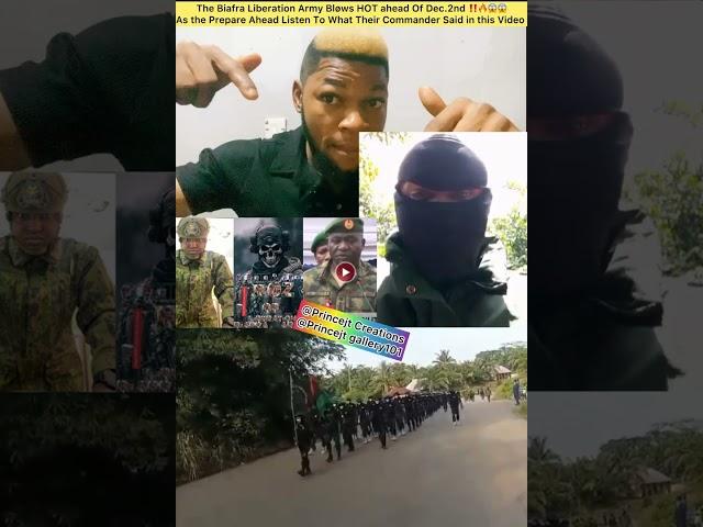 The Biafra Liberation Army Bløws HOT ahead Of Dec.2nd‼️Listen To Their Commander Live Video