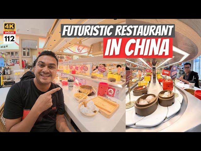 EP 112 - Futuristic Hotpot Conveyor Belt Restaurant in China | Cheapest Hotpot Food